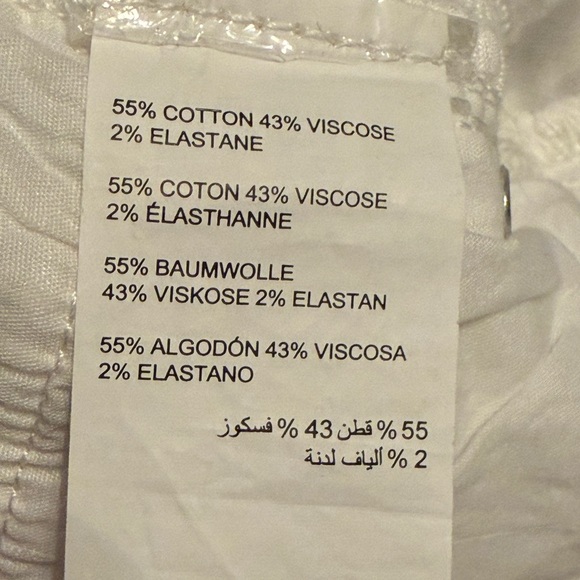 62. Love & Legend Premium Denim White Gray Stripes Size 16 - Picture 4 of 7